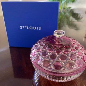 Saint Louis (St.Louis) Royal Amethyst Crystal Small Box